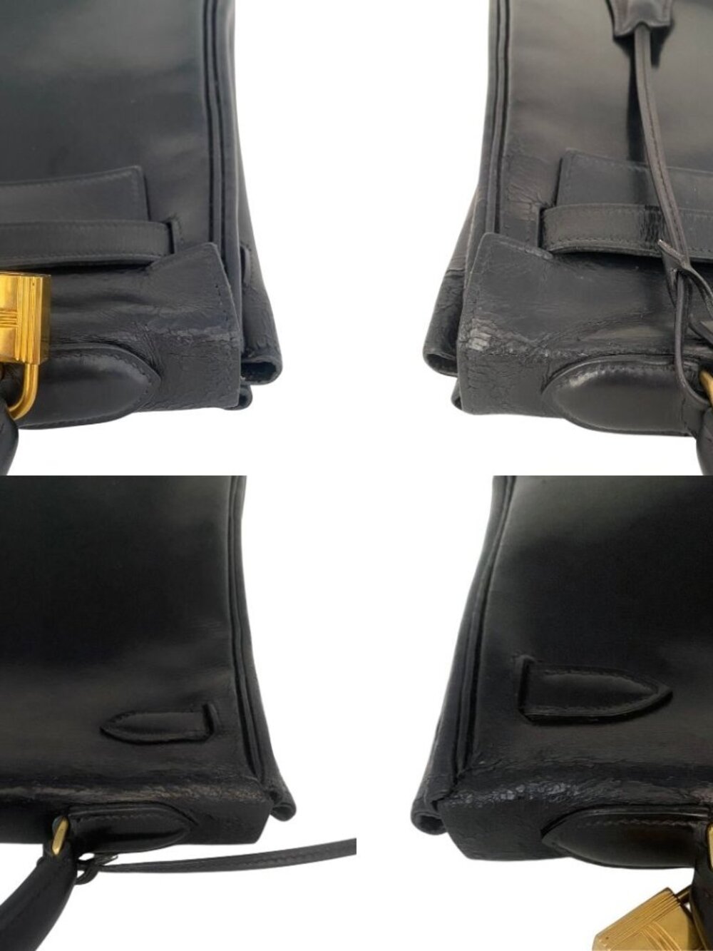 Hermes Kelly 32 Retourne Black Box Calf GHW - Picture 13 of 16